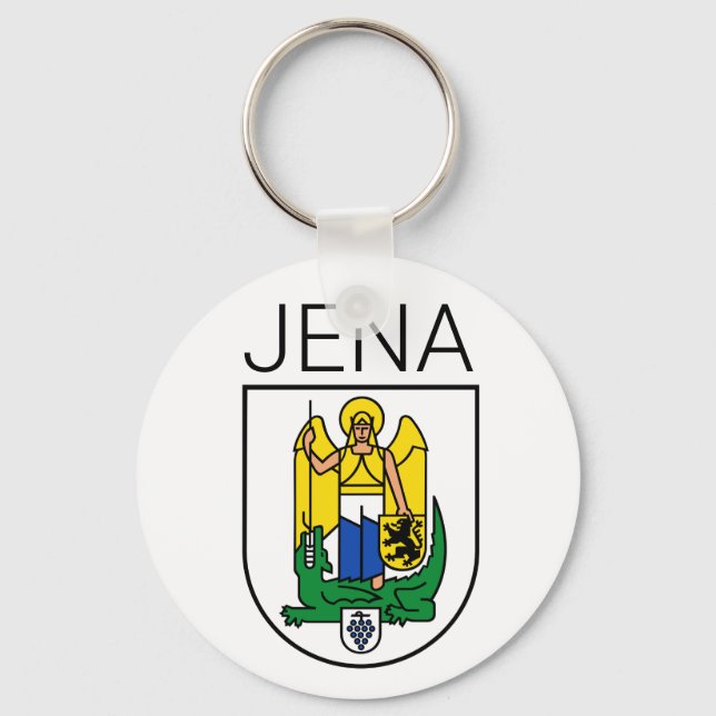 Wappen von Jena - Thüringen, DEUTSCHLAND Schlüsselanhänger (Vorderseite)