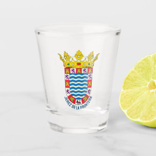 Wappen von Jerez de la Frontera Schnapsglas