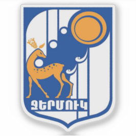 Wappen von Jermuk, Republik Armenien Aufkleber