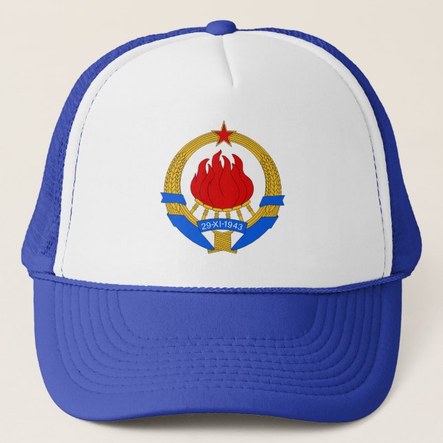 Wappen von Jugoslawien (1945-1992) Truckerkappe (Vorderseite)