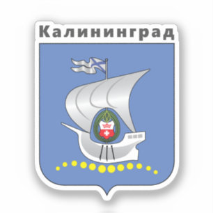 Wappen von Kaliningrad, RUSSLAND Aufkleber