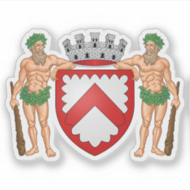 Wappen von Kortrijk, Belgien Aufkleber