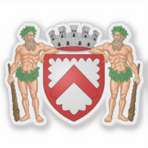 Wappen von Kortrijk, Belgien Aufkleber