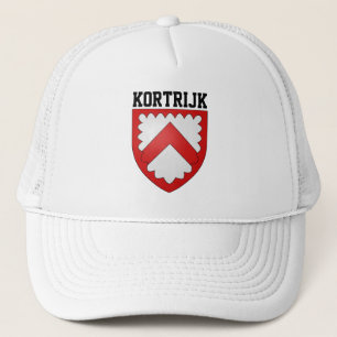 Wappen von Kortrijk, Belgien Truckerkappe