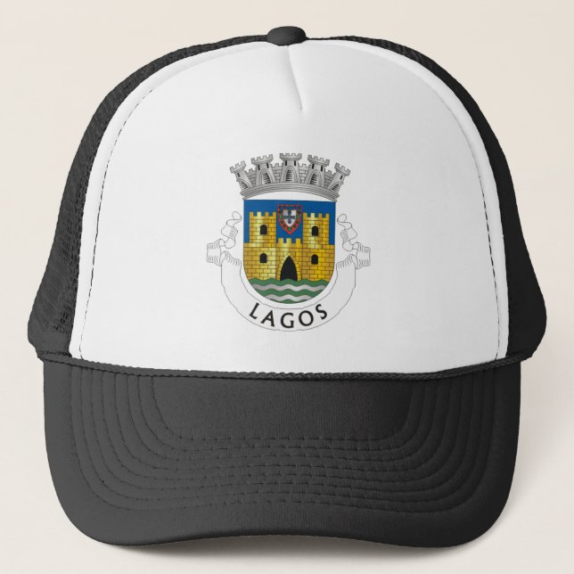 Wappen von Lagos, Portugal Truckerkappe (Vorderseite)