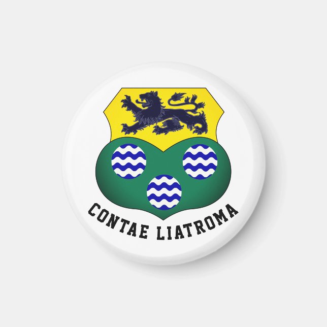 Wappen von Landkreis Leitrim, Irland Magnet (Vorne)