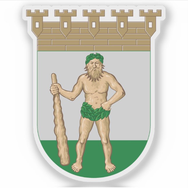Wappen von Lbesenranta, Finnland Aufkleber (Vorderseite)