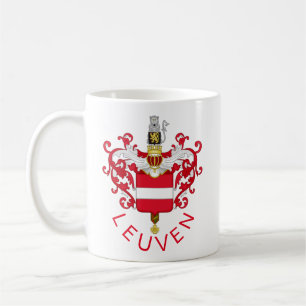 Wappen von Leuven, Belgien Kaffeetasse