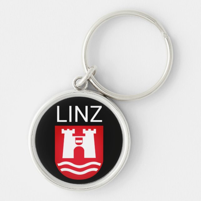 Wappen von Linz, ÖSTERREICH Schlüsselanhänger (Vorne)