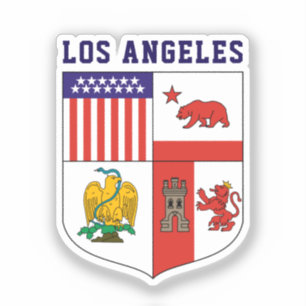 Wappen von Los Angeles Aufkleber