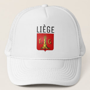 Wappen von Lüttich, Belgien Truckerkappe
