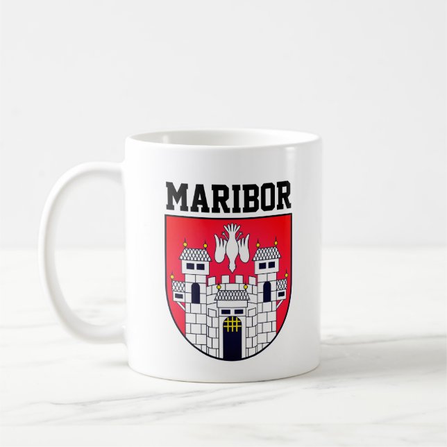 Wappen von Maribor - SLOWENIEN Kaffeetasse (Links)