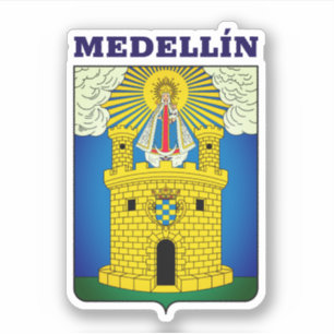 Wappen von Medellín, Aufkleber für den kolumbianis