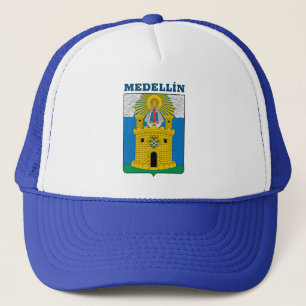 Wappen von Medellín, Kolumbien Truckerkappe