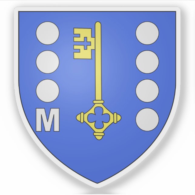 Wappen von Miramas, Bouches-du-Rhône Aufkleber (Vorderseite)