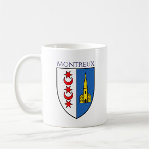 Wappen von Montreux, Schweiz Kaffeetasse