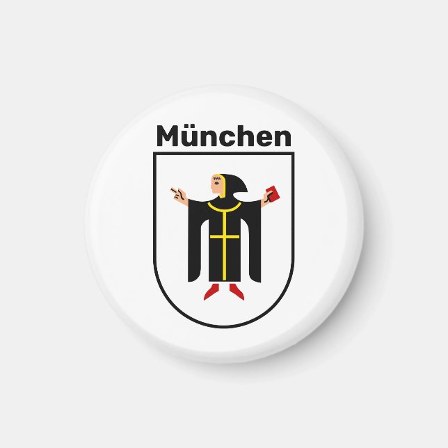 Wappen von München Magnet (Vorne)