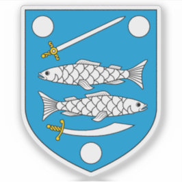 Wappen von Narva, Estland Aufkleber