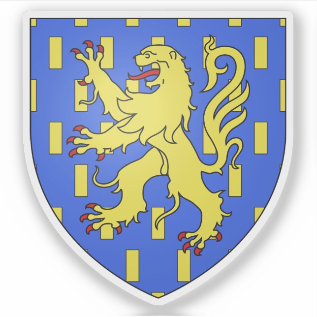 Wappen von Nevers, Nièvre Aufkleber (Vorderseite)