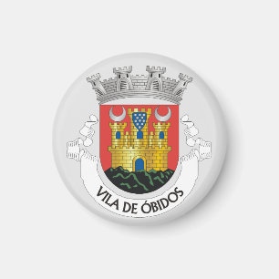 Wappen von Óbidos, Portugal Magnet