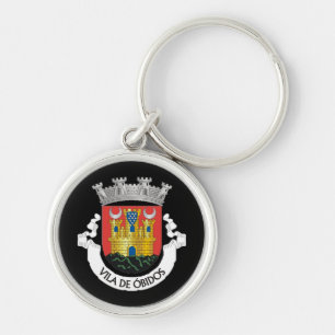 Wappen von Óbidos, portugiesischer Schlüsselanhäng Schlüsselanhänger