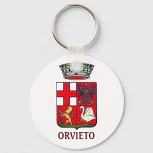 Wappen von Orvieto, Italien Schlüsselanhänger