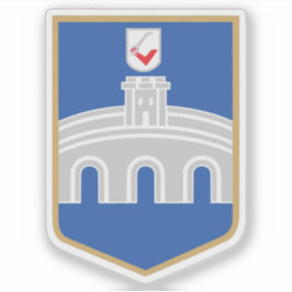 Wappen von Osijek, Kroatien Aufkleber