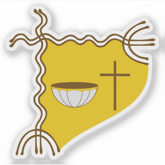 Wappen von Padre Las Casas, Chile Aufkleber (Vorderseite)