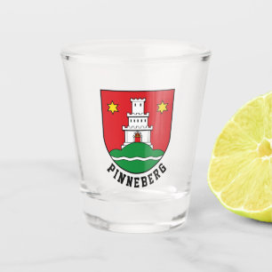 Wappen von Pinneberg, Deutschland Schnapsglas