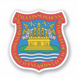 Wappen von Puebla de los Ángeles, Mexiko Aufkleber