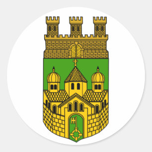 Wappen von Recklinghausen, Deutschland Runder Aufkleber