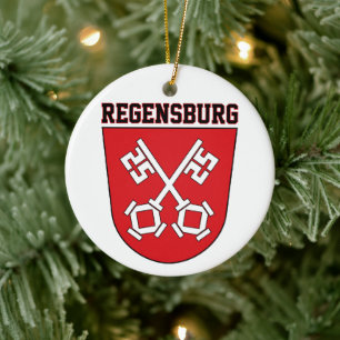 Wappen von Regensburg, Deutschland Keramik Ornament