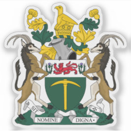 Wappen von Rhodesien, Simbabwe Aufkleber