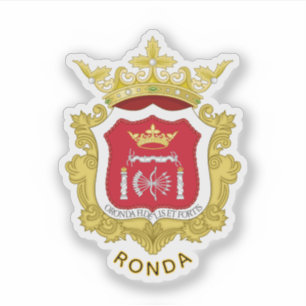 Wappen von Ronda, Spanien Aufkleber