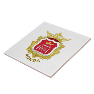 Wappen von Ronda, Spanien Fliese