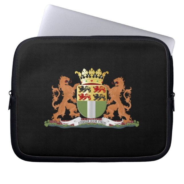 Wappen von Rotterdam Laptopschutzhülle (Vorderseite)