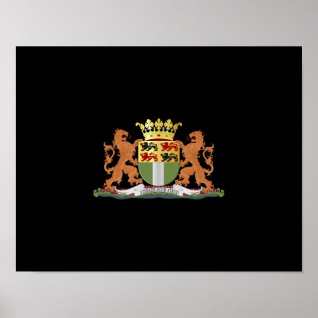 Wappen von Rotterdam Poster (Vorne)