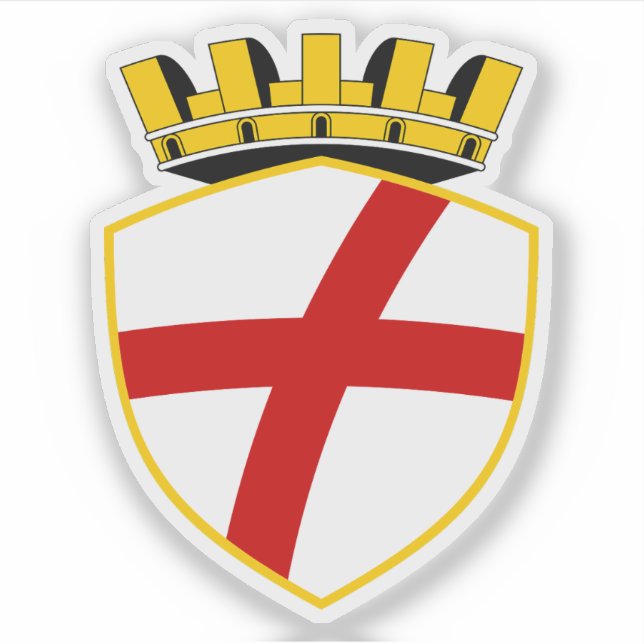 Wappen von Rovinj, Kroatien Aufkleber (Vorderseite)