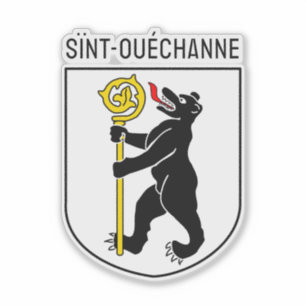 Wappen von Saint-Ursanne, Schweiz Aufkleber