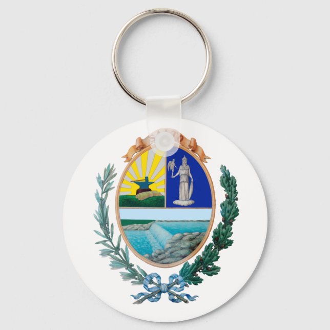 Wappen von Salto, Uruguay-Schlüsselanhänger Schlüsselanhänger (Vorderseite)