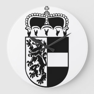 Wappen von Salzburg Große Wanduhr