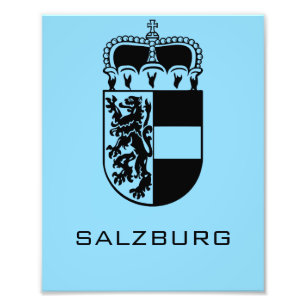Wappen von Salzburg Monochrome Fine Art Fotodruck