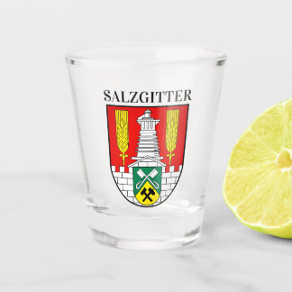 Wappen von Salzgitter, Deutschland Schnapsglas