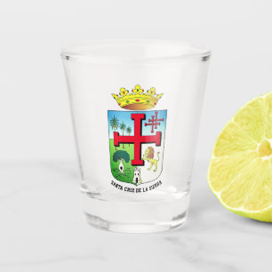 Wappen von Santa Cruz de la Sierra (Bolivien) Schnapsglas