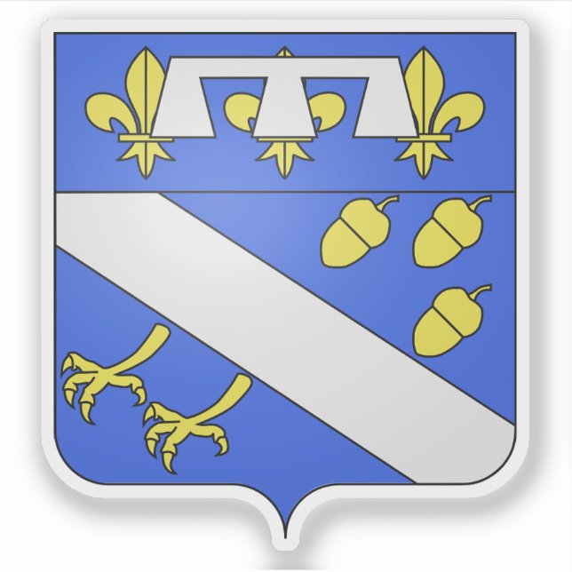 Wappen von Sevran, Seine-Saint-Denis Aufkleber (Vorderseite)