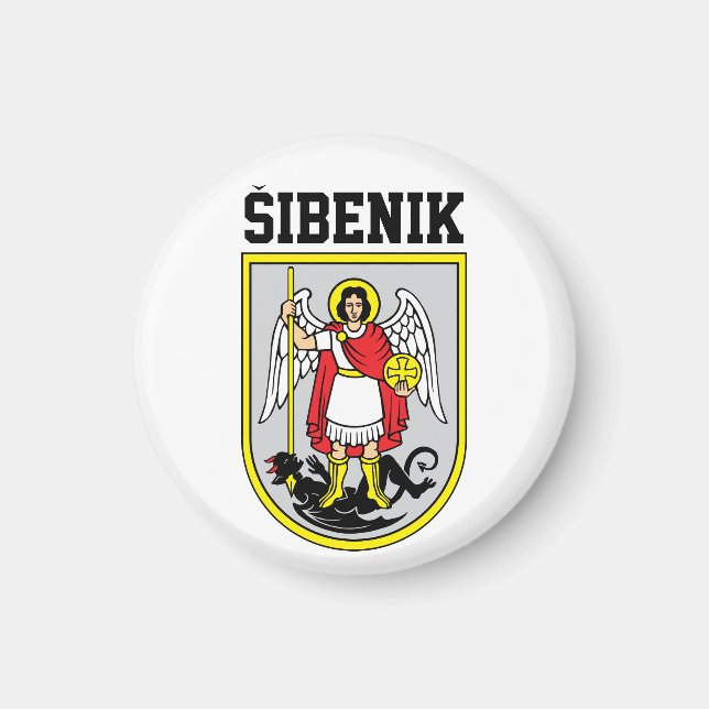 Wappen von Šibenik - Kroatien Magnet (Vorne)