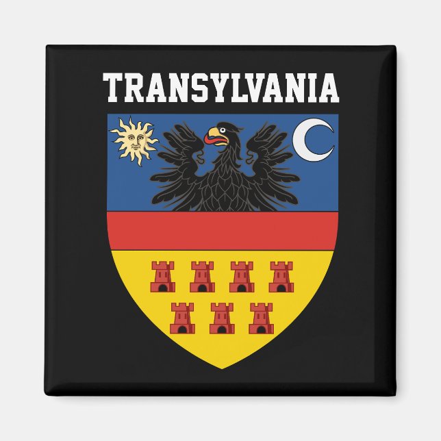 Wappen von Siebenbürgen Magnet (Vorne)