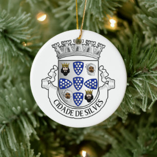 Wappen von Silves, Portugal Keramik Ornament