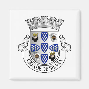 Wappen von Silves, Portugal Magnet
