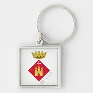 Wappen von Sitges, Katalonien (ESP) Schlüsselanhänger